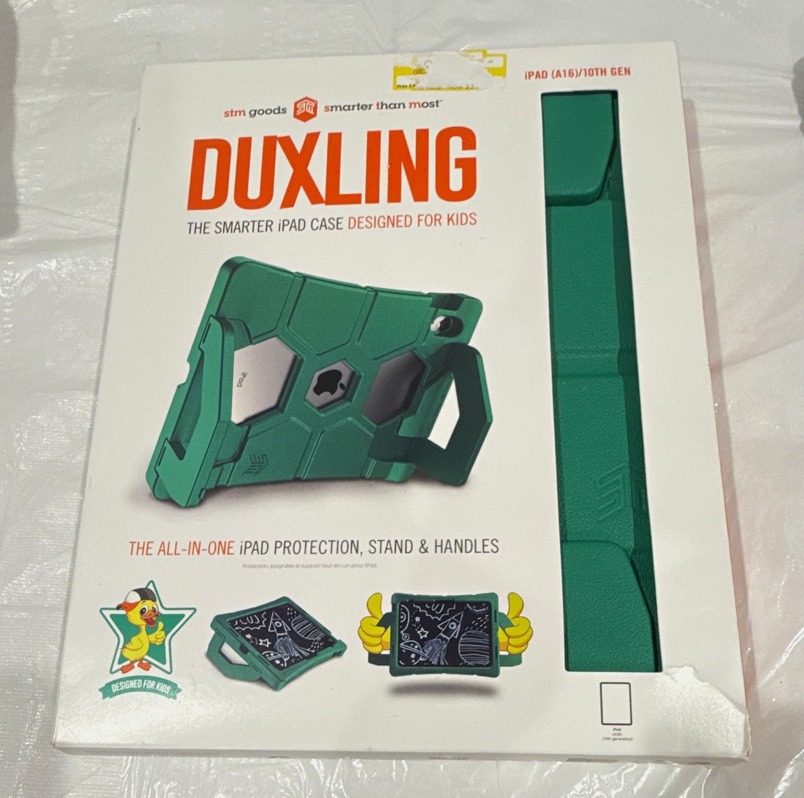 STM Goods Duxling Rugged Stand Handle Case iPad 10th Gen/A16 10.9 Green
