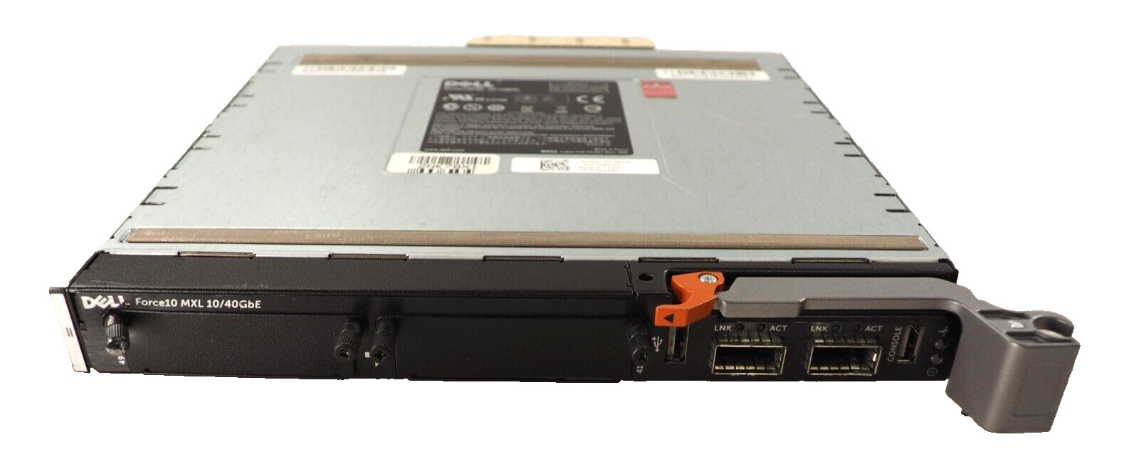 Dell Force10 MXL 10/40GbE DF10MXL 40GbE 2-Port QSFP+ Blade Switch DP/N: NVH81