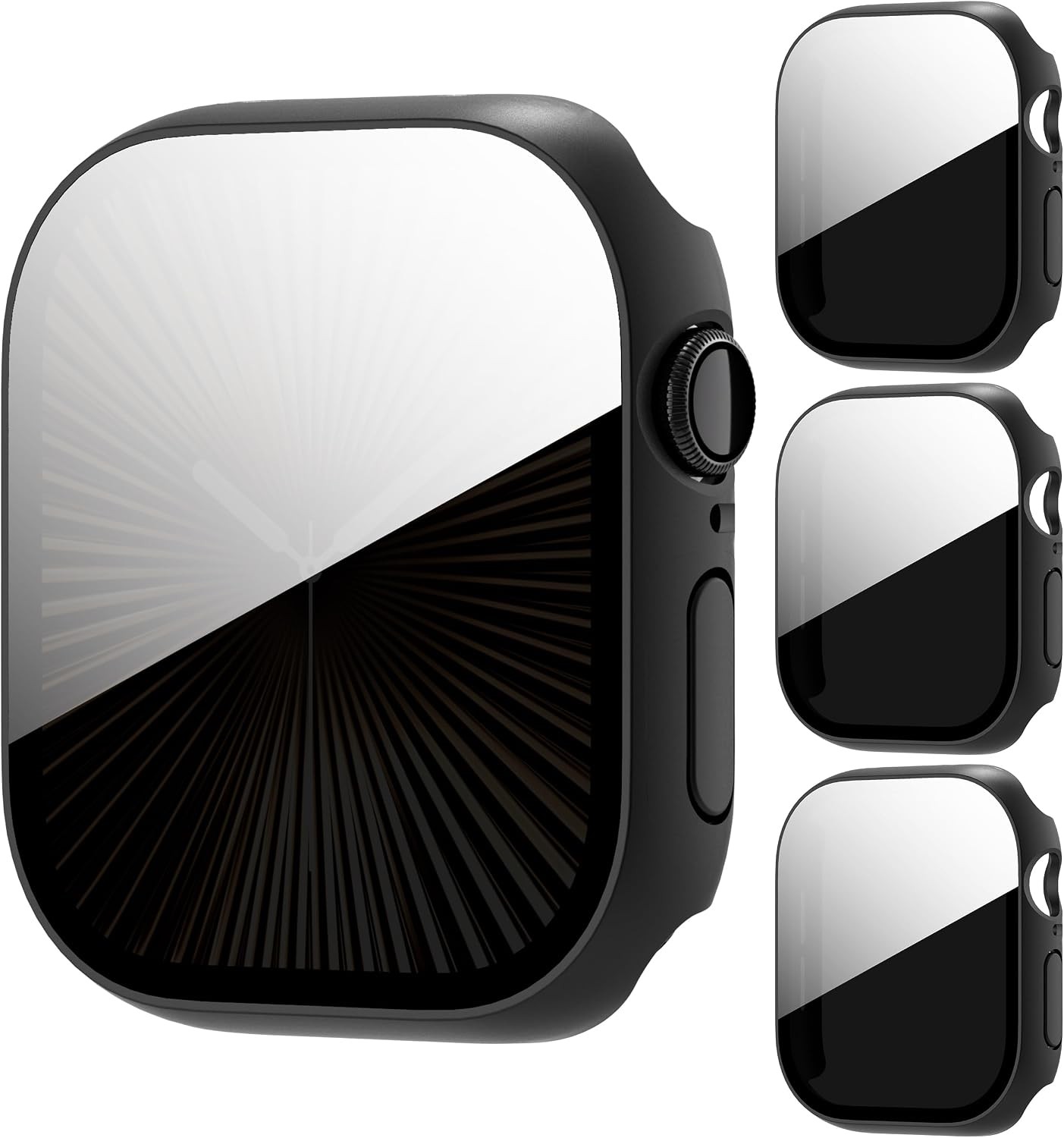 Screen Protector for Apple Watch Series 7/8/9 45mm, Privacy Anti Spy Tempered Gl