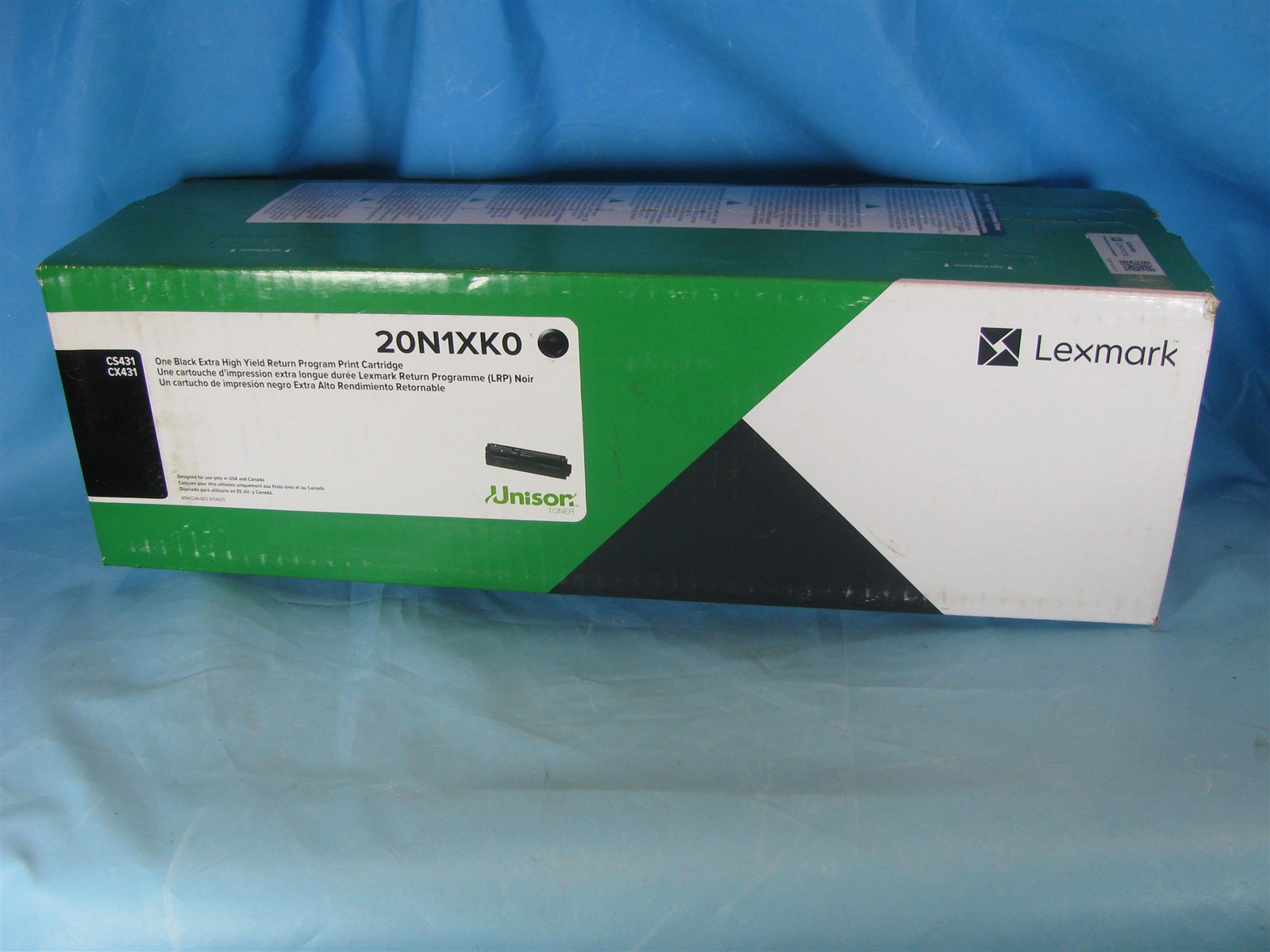GENUINE LEXMARK 20N1XK0 Return Program Extra High Yield Toner Black - OPEN BOX