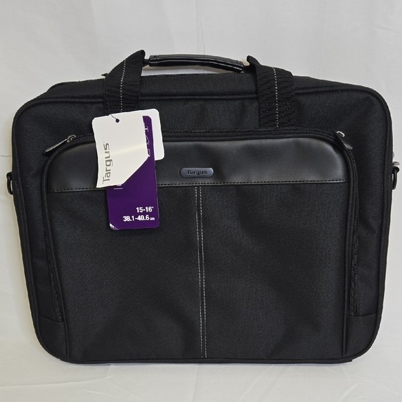 Targus 15-16" Classic Slim Briefcase, Black, Model TCT027US, NEW