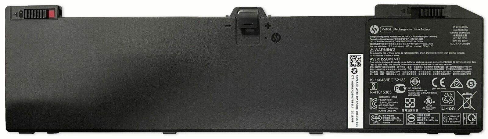 Genuine Battery VX04XL For HP ZBook 15 G5 Series L05766-855 4ME79AA HSTNN-IB8F