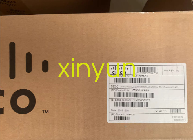1PCS Cisco ISR4331/K9-RF new via FedEx or DHL