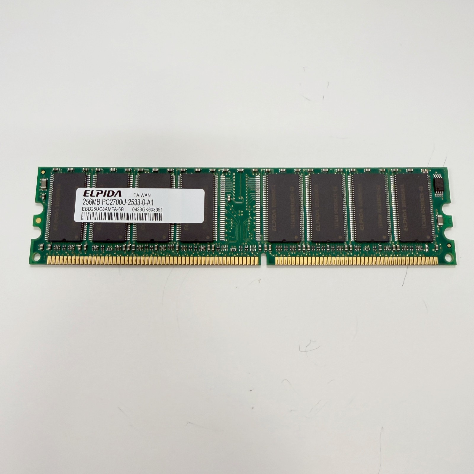 Elpida EBD25UC8AMFA-6B 256MB Memory Module