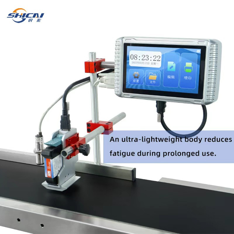 12.7mm Auto Online Inkjet Printer Coder Date Batch No Conveyor Production Line