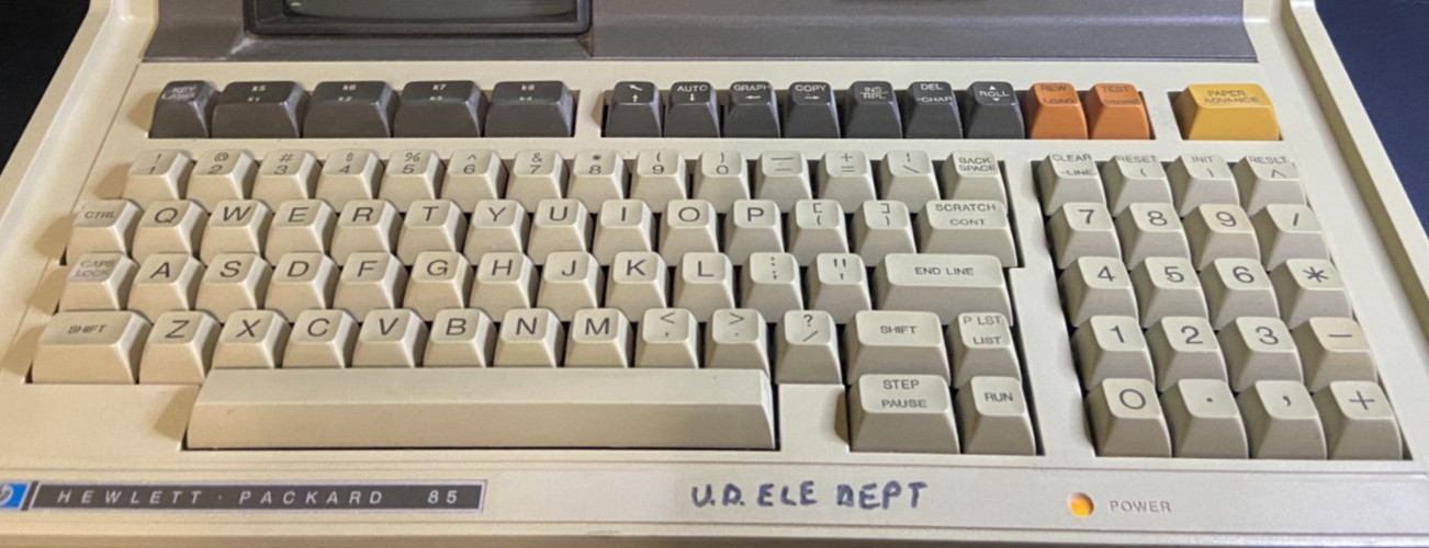 HP 85 Keycaps Hewlett Packard Vintage