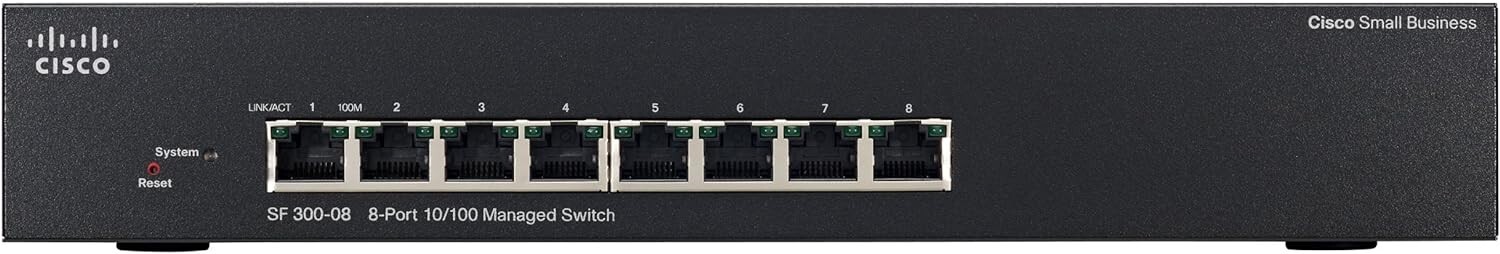 CISCO SRW208-K9-NA (SF300-08) ETHERNET SWITCH
