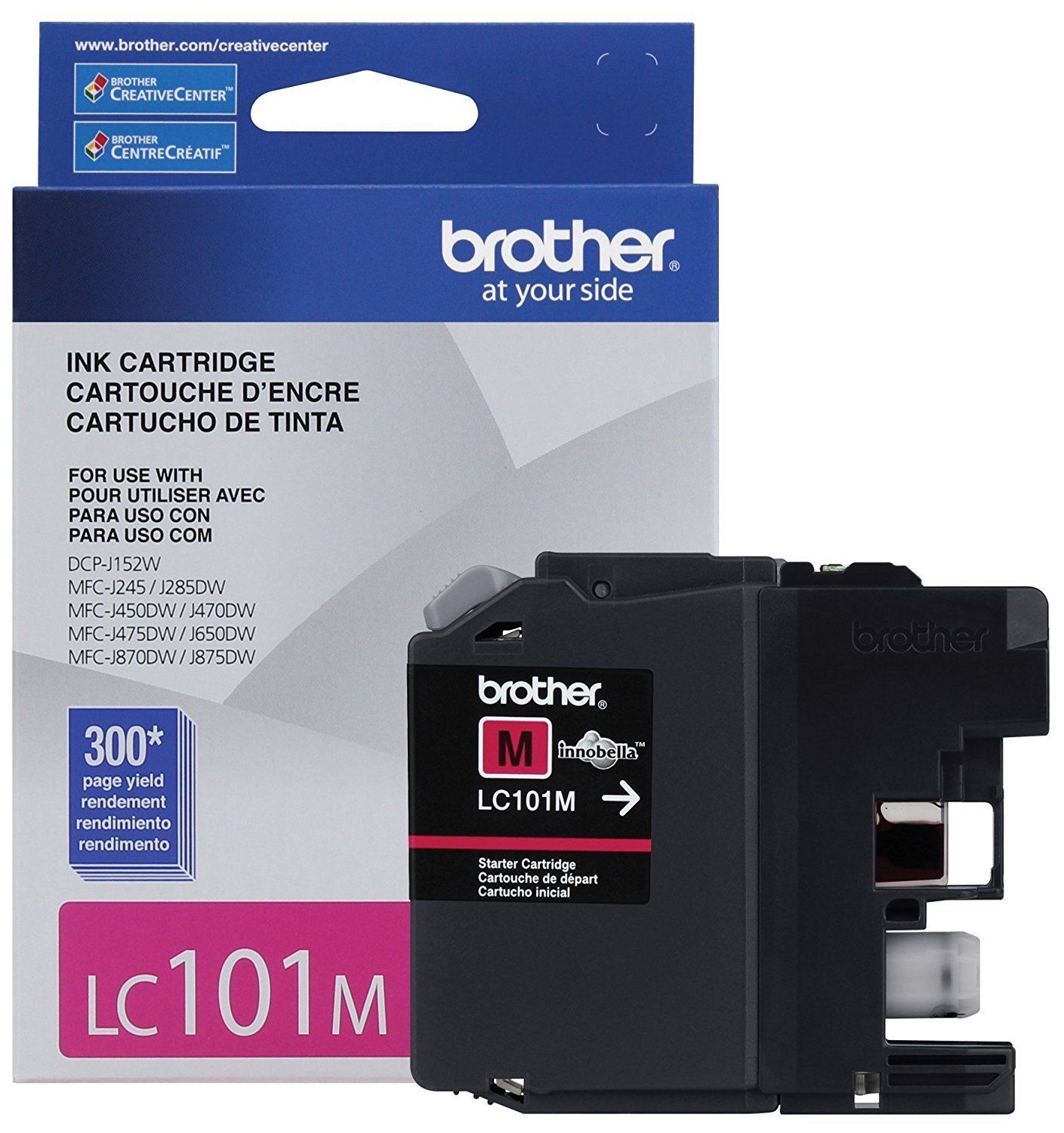NEW Brother LC101M LC-101 Magenta Ink Cartridge Genuine 
