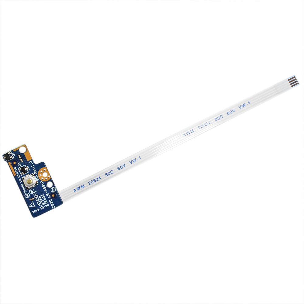 Power Button Board W Ribbon Cable For HP 15-r143ds 15-r150nr 15-r154nr 15-r015dx