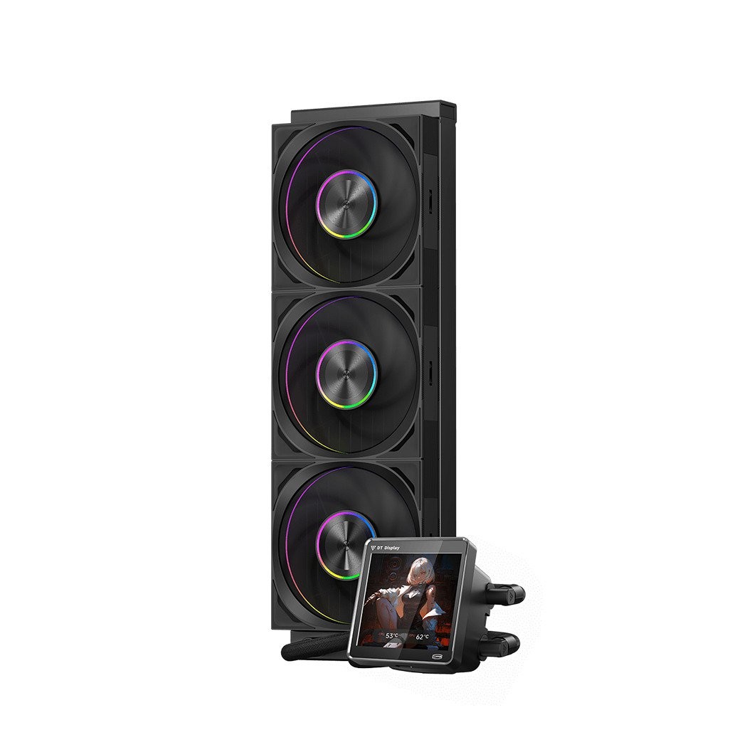 PCCooler CPS DT360 ARGB DISPLAY BK Integrated Water Cooling with 3.4 Inch IPS