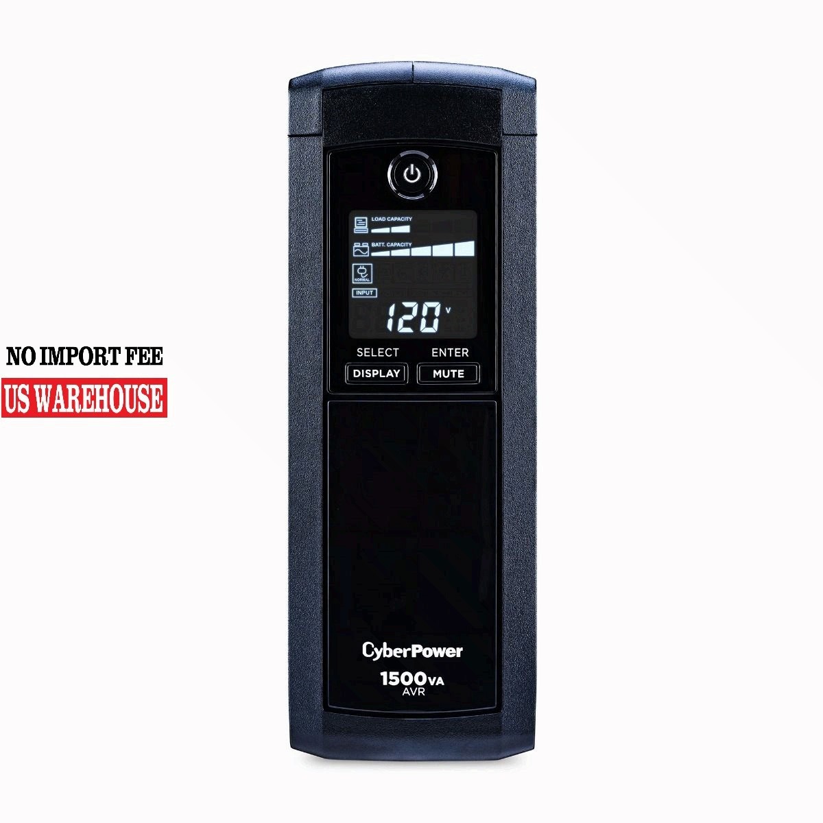 CyberPower CP1500AVRLCDa Intelligent Line-Interactive UPS 1500VA / 900W Tower 12