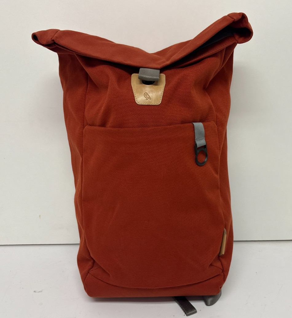 Bellroy Studio Sleek Waterproof Laptop Backpack Orange ~6.5" x 10" x 17" GREAT