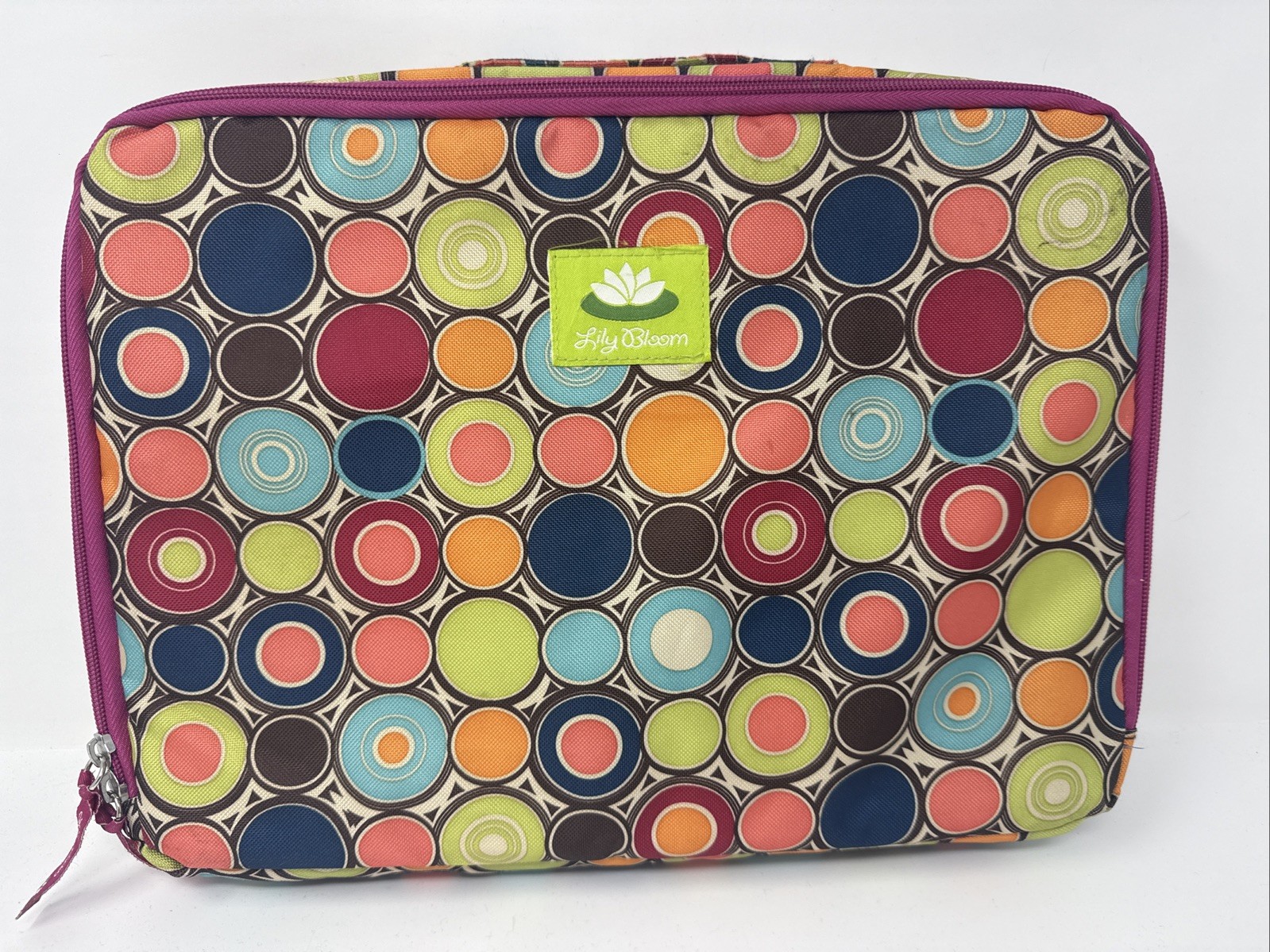Lily Bloom Padded Laptop Case Y2K Style Multicolor 14.5