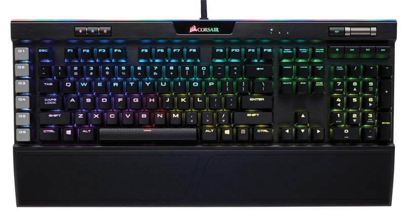 Corsair K95 RGB lights Platinum Mechanical Keyboard Cherry MX Brown Switch iCUE