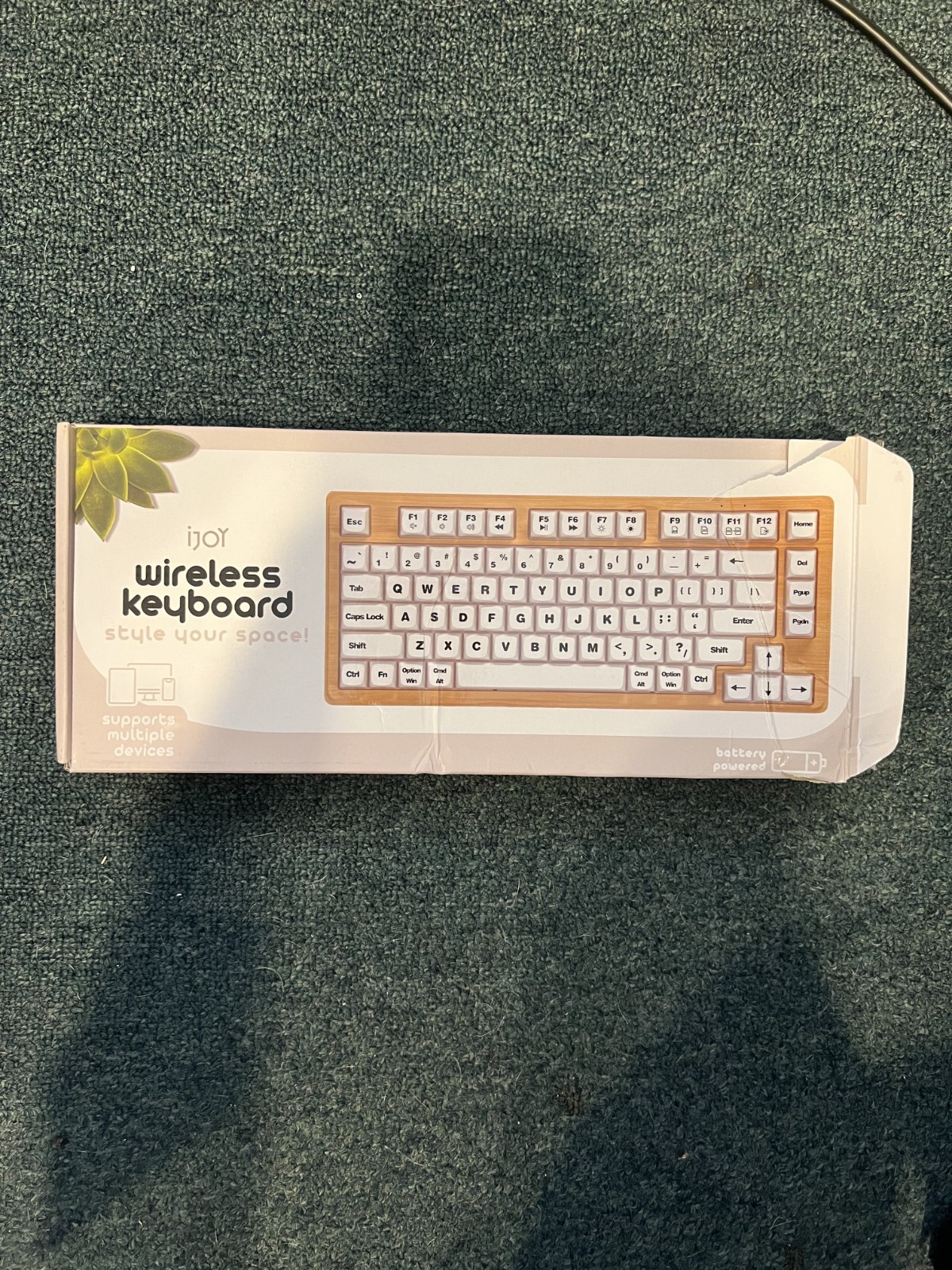 iJoy Wireless Wooden Keyboard
