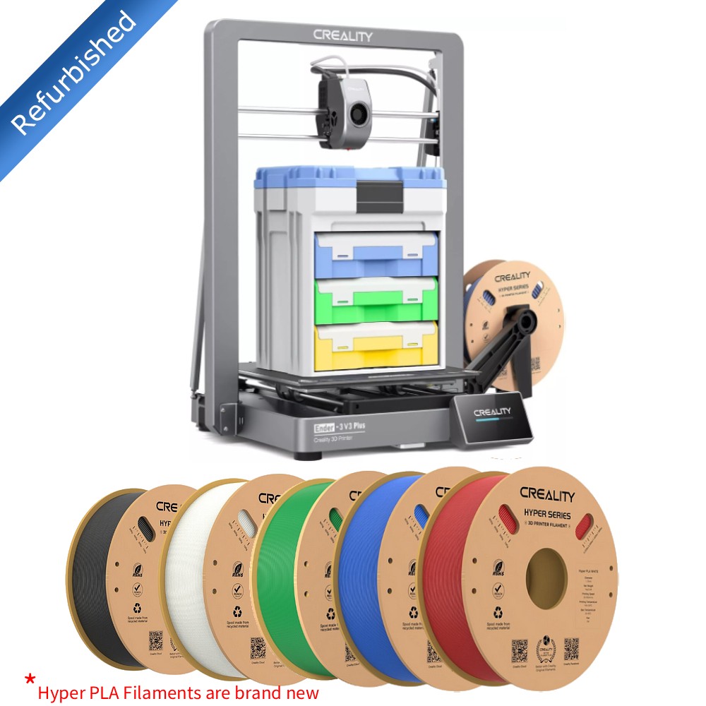 【Refurbished】Creality Ender 3 V3 Plus 3D Printer CoreXZ 600mm/s Speed+5KG PLA