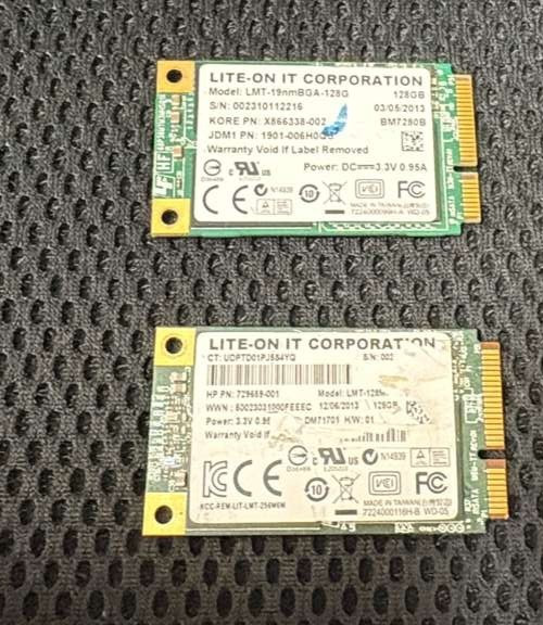  mSATA SSD MINI PCIe 128GB LITE-ON LMT-128M6M &LMT-19nmBGA-128G