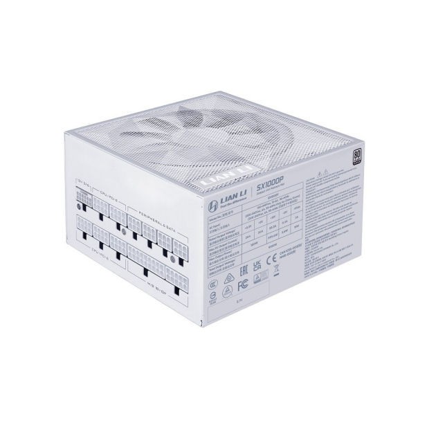 Lian Li 1000W 80Plus PLATINUM Full Modular ATX Power Supply, SX1000P.W -WHITE
