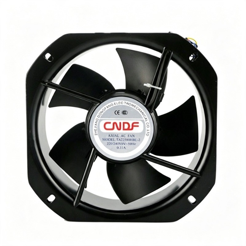 TA22580HBL-2 220V 22CM Metal High Temperature Resistant AC Cooling Fan