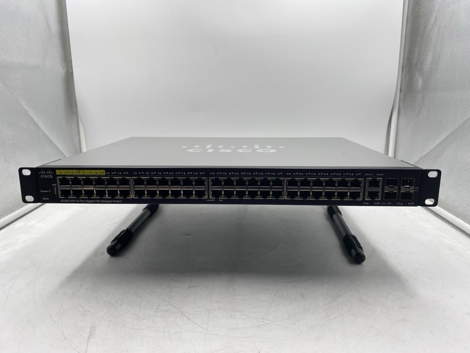 Cisco SG350-52P-K9 52-Port PoE Ethernet Switch