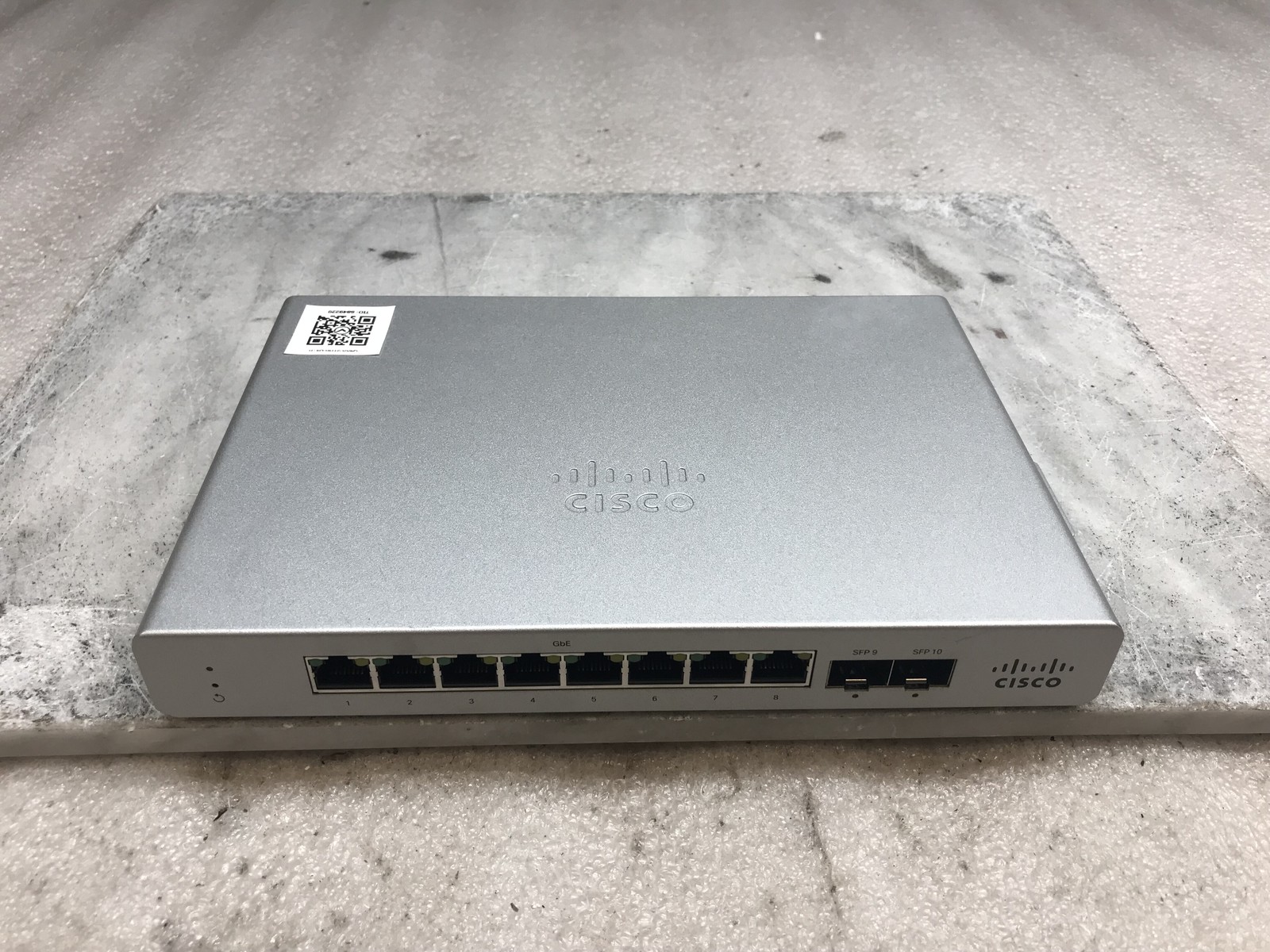 Cisco Meraki 8 Port 1Gb/PoE 2 Port SFP Compact Switch MS120-8 UNCLAIMED