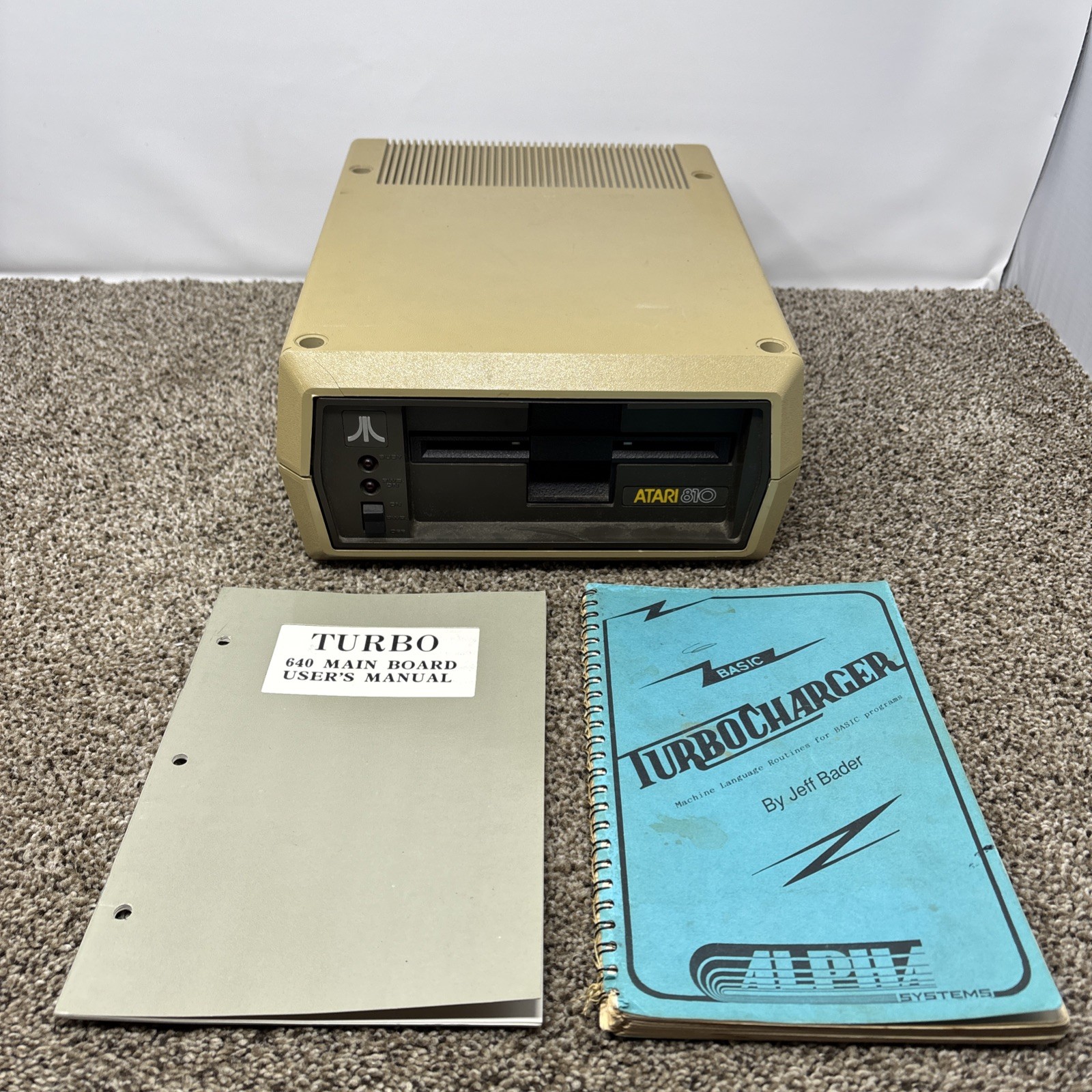 Atari 810 Disk Drive With Mod FOR PARTS OR REPAIR AS IS Won’t Power On