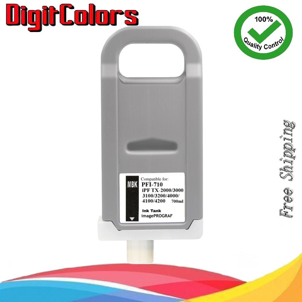 PFI710 MBK Matte Black Ink Cartridge fit Canon IPF  TX- 2000 TX-3000 TX-3100