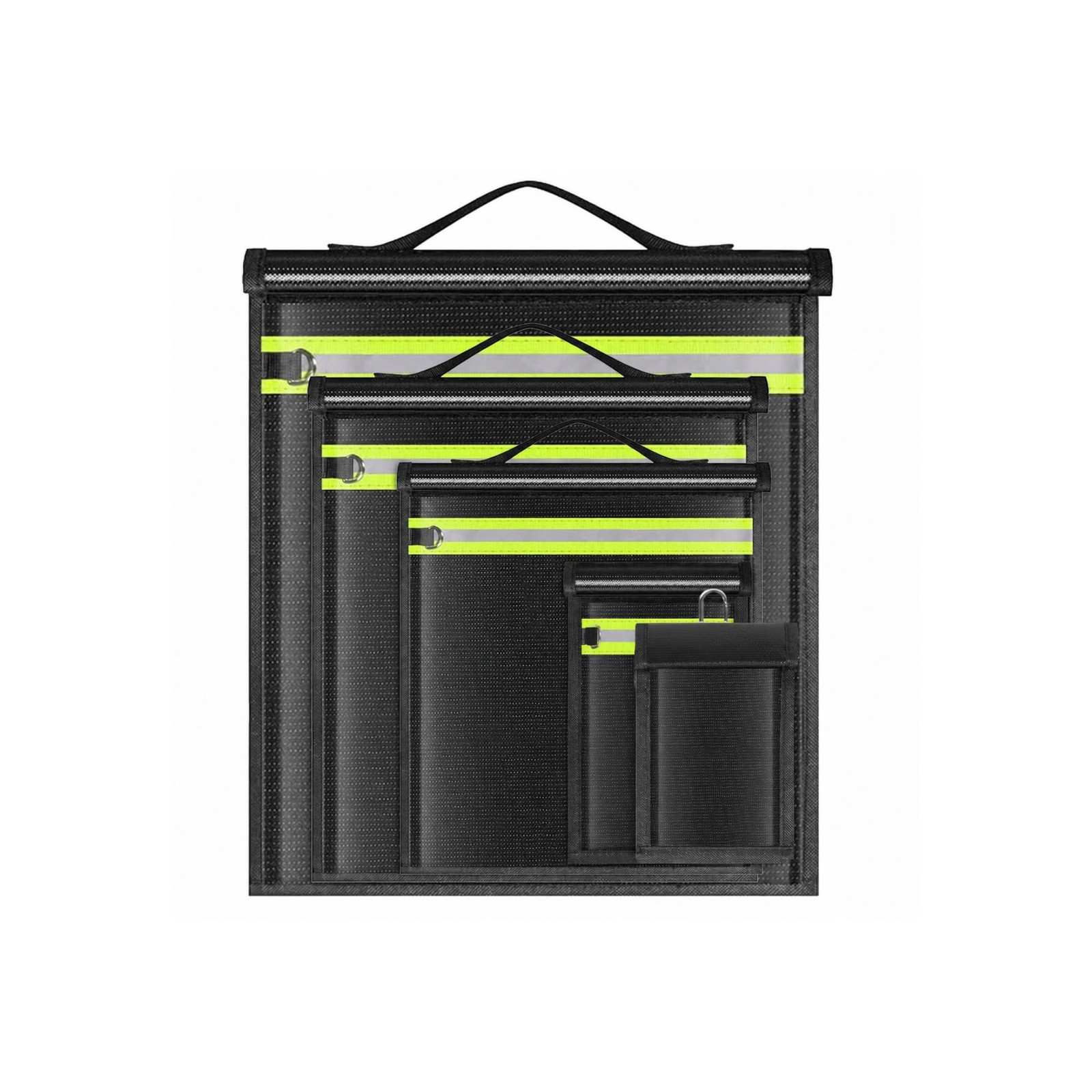 Large Faraday Bags 5 Pack-Faraday Box with EMP, RFID, FOB 5 pack Laptop bag