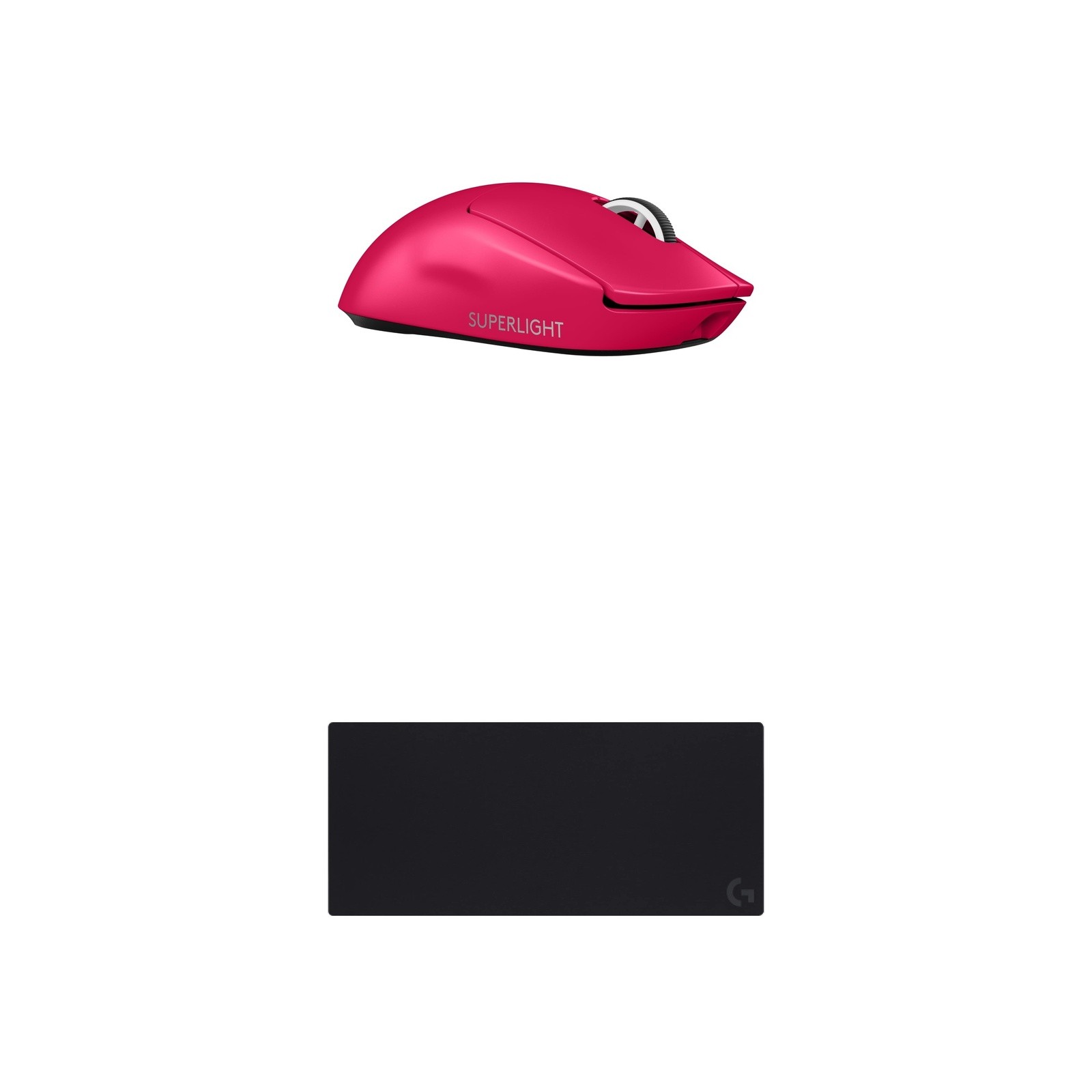 Logitech Pro Wireless Bundle: PRO X SUPERLIGHT 2 Mouse + XL Pad - Magenta
