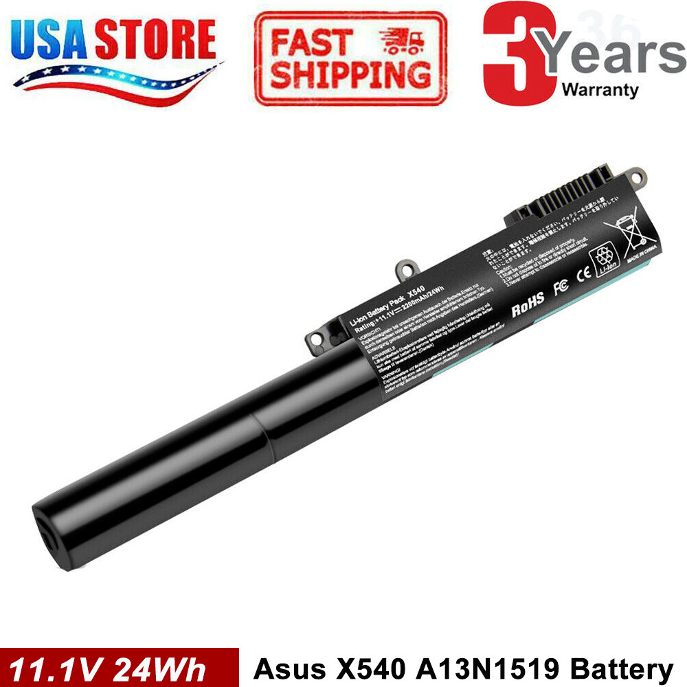 Battery For ASUS X540s X540SA R540SA X540L X540LA-SI302 Series Laptop 3ICR19/66