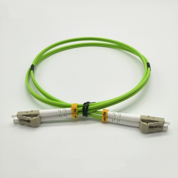 0.5~30M Fiber Optic Patch Cord Duplex Multimode OM5 LSZH Fiber Cable LC Connecto