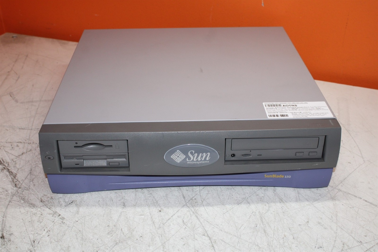 NVRAM Issue Sun MicroSystems SunBlade 150 Server UltraSPARC IIe+ 256MB RAM 0HD