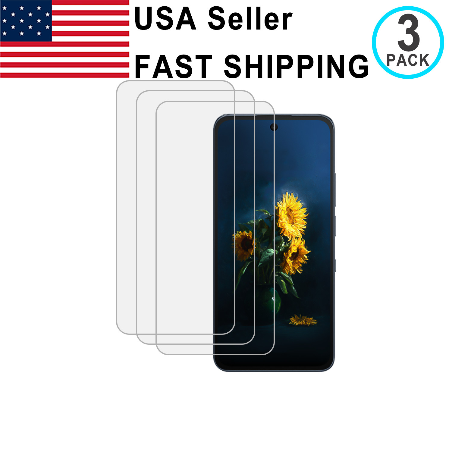 3PCS Tempered Glass Screen Protector For TCL NXTPAPER 70 Pro