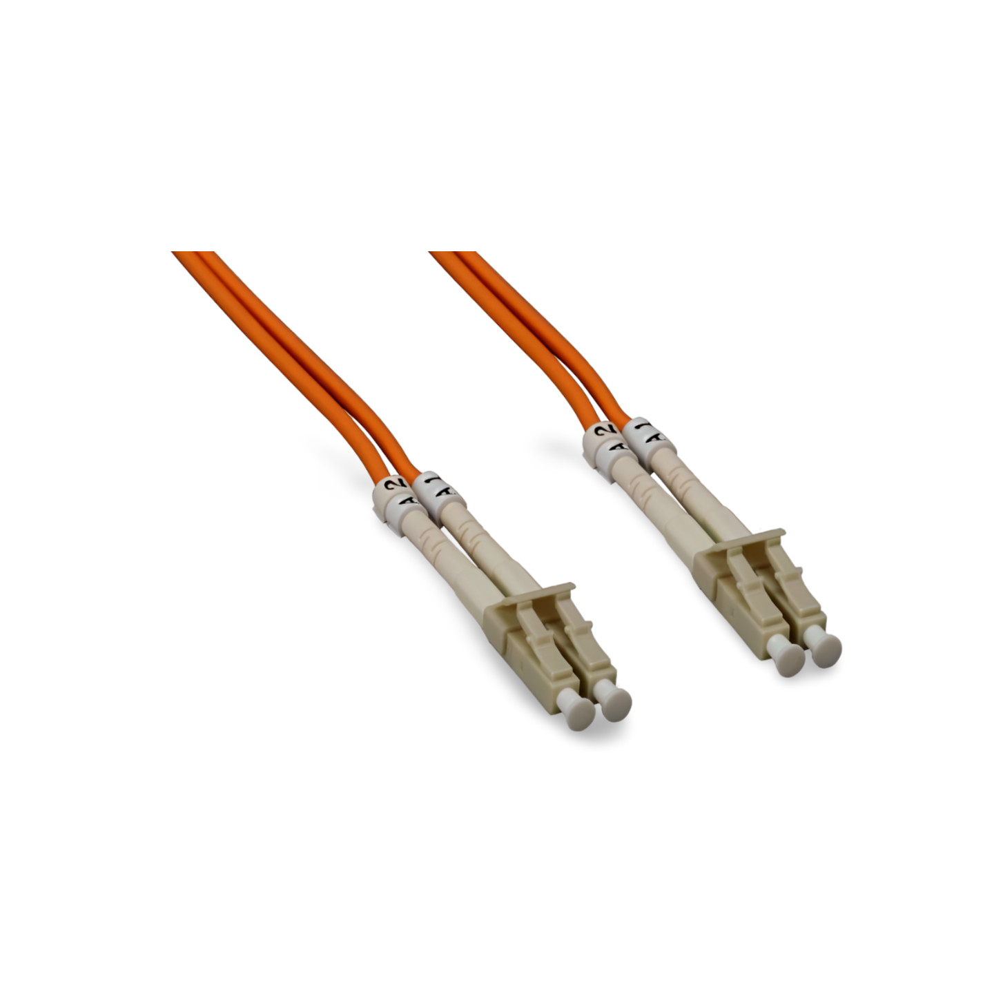 50ft LC-LC Fiber Optic 62.5 125UM Duplex Multimode - Orange