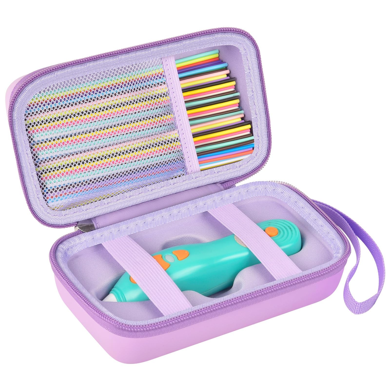 3D Pen for Kids Case, for 3Doodler Start+ Essentials, Light Purple