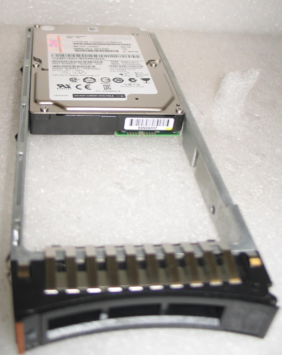 IBM 1948 283GB 15K RPM SAS SFF-2 HDD Disk CCIn 19B1 74Y6480 74Y6497 