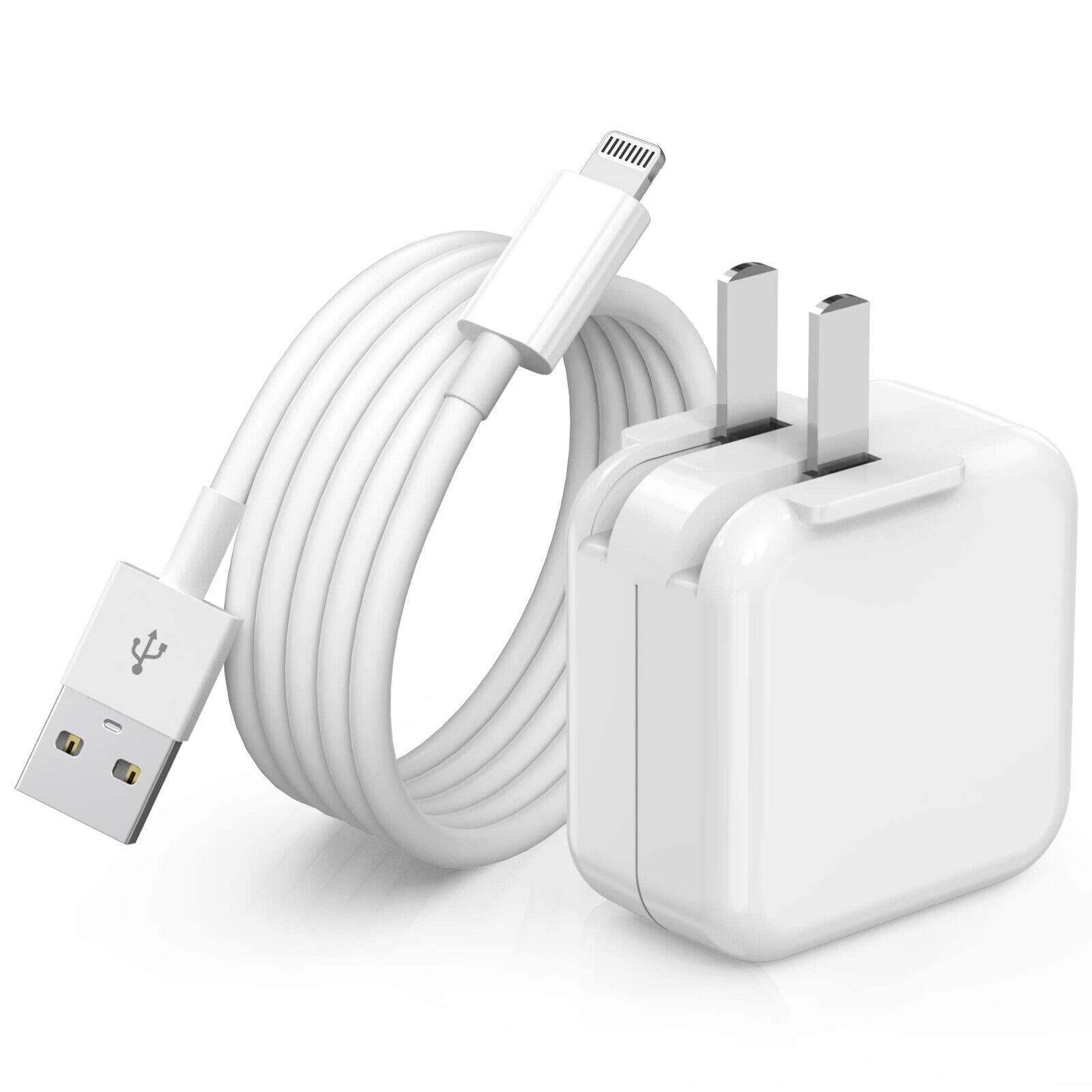Genuine 12W USB Wall Charger Apple iPhone iPad iPod touch Pro Air MiniA1671A2604
