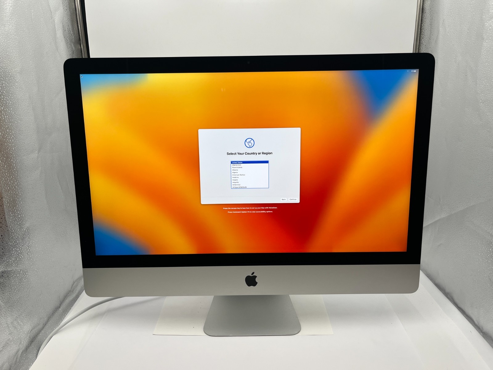 APPLE 27" iMAC A1419  2017  w/ CORE i7-7700K@ 4.2 GHz 16GB 500GB  Retina 5K