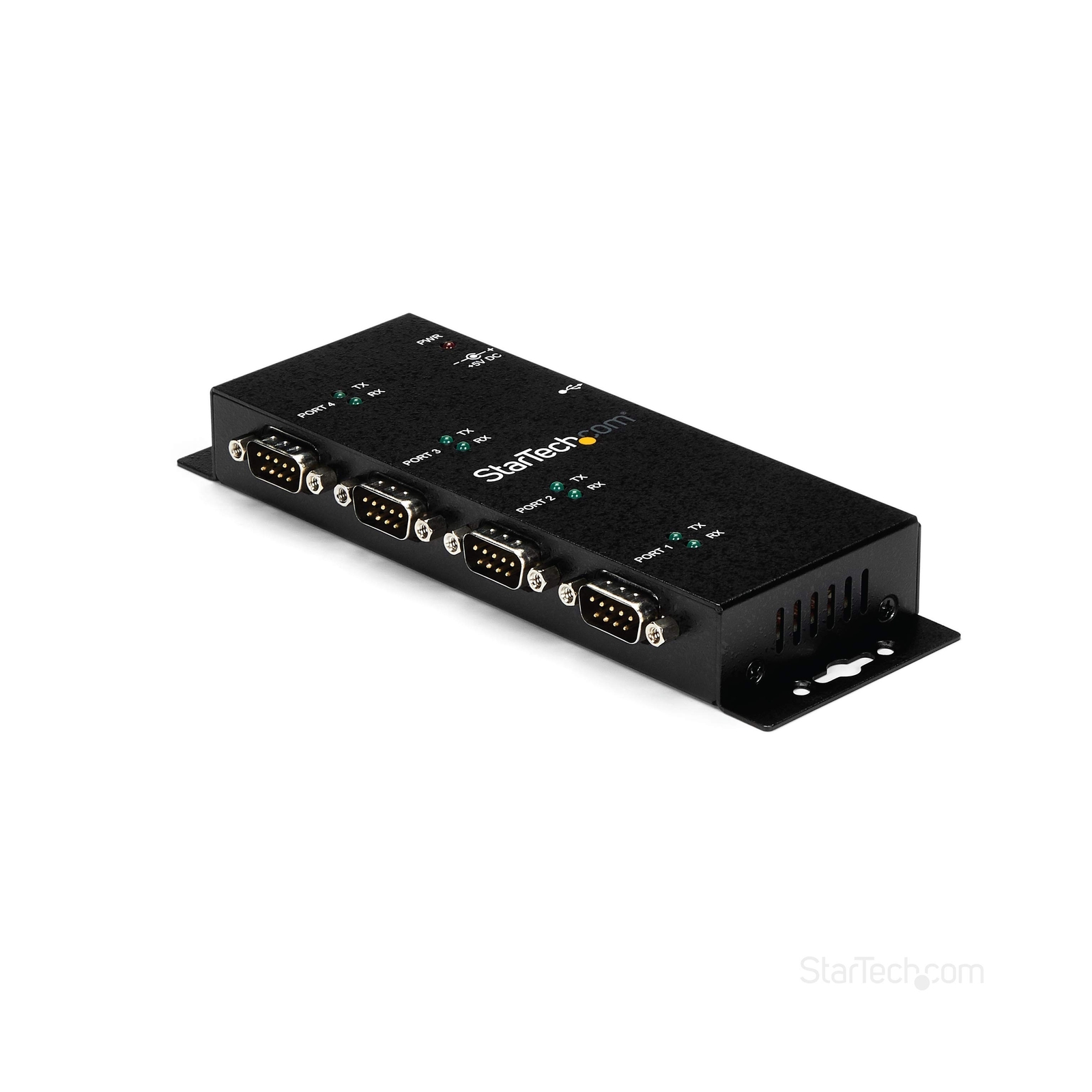 StarTech.com 4 Port USB to Serial RS232 Adapter - Wall Mount - Din Rail - COM...