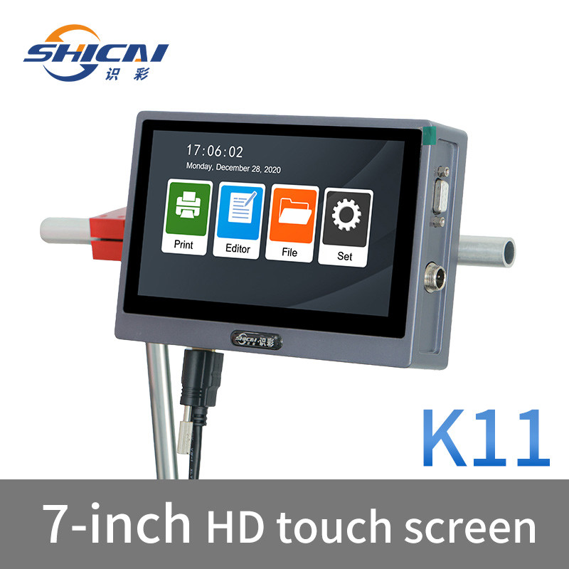 12.7mm TIJ Online Printer without Conveyor for Tube Date Batch Barcode