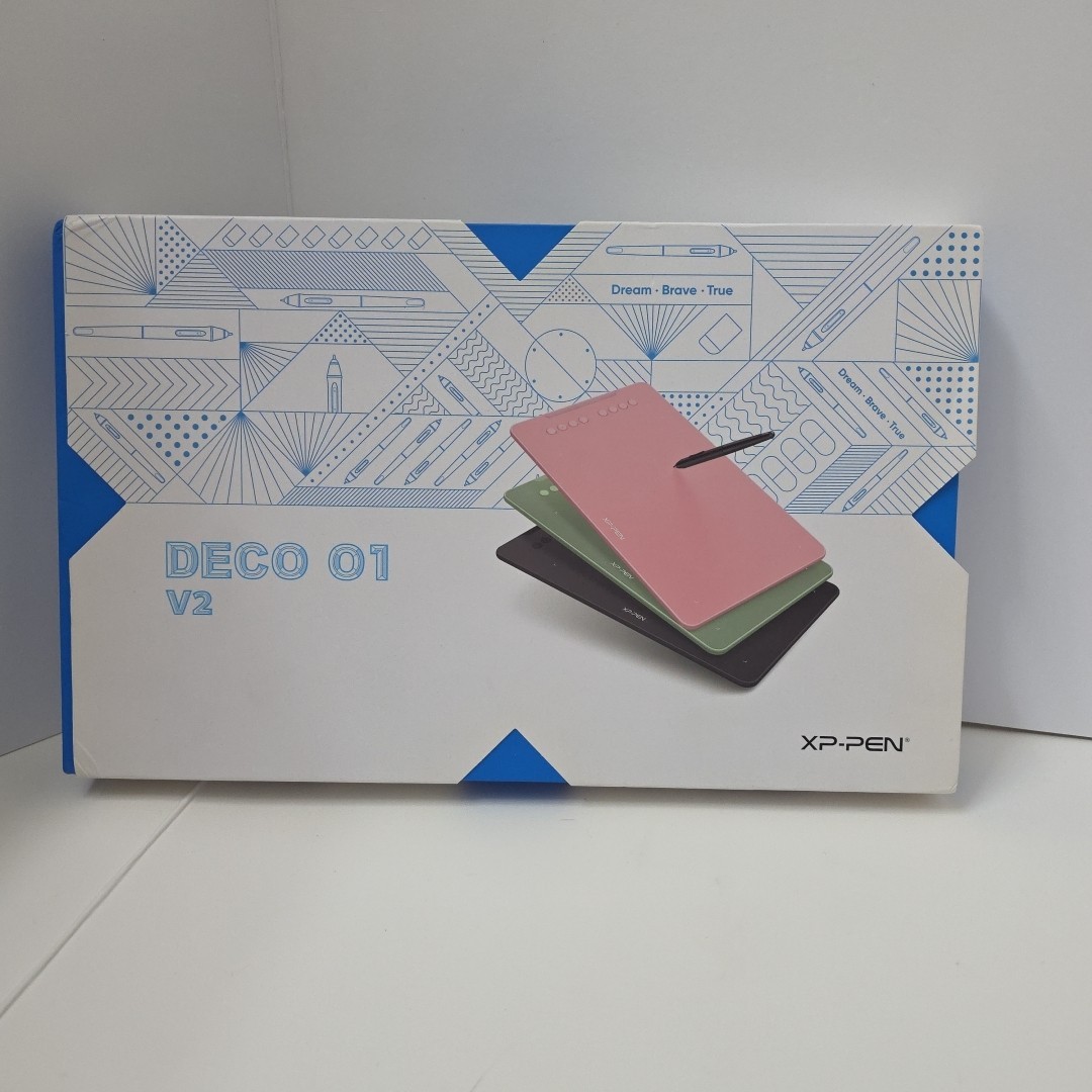 XP-PEN Deco 01 V2 Graphics Tablet – NEW Sealed in Plastic – Drawing Tablet