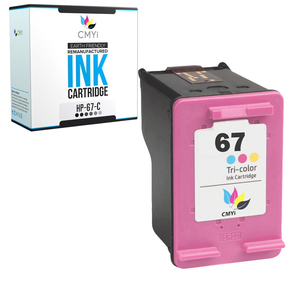 1PK Compatible HP 67 Tricolor Ink Cartridge for ENVY 6010e 6065e 6066e Pro 6420