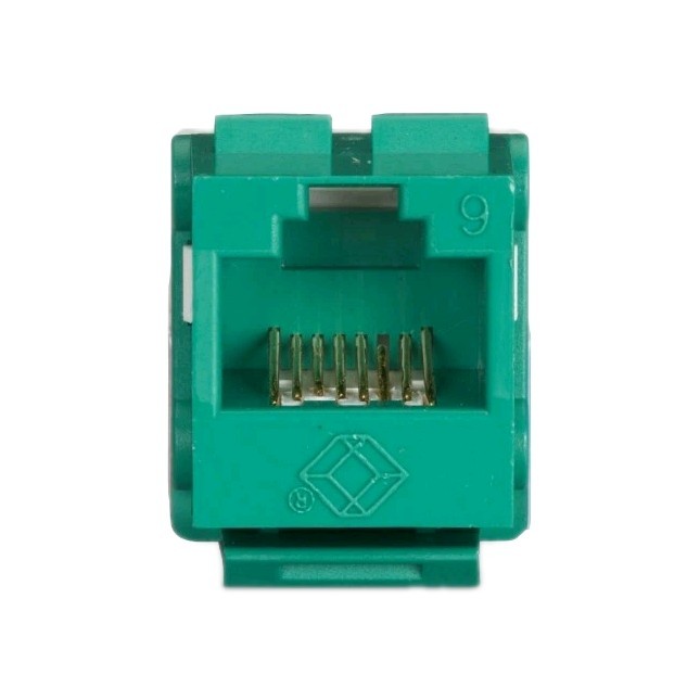 Black Box FMT634-R3 GigaTrue2 CAT6  Green Universal Punchdown Wiring Jack