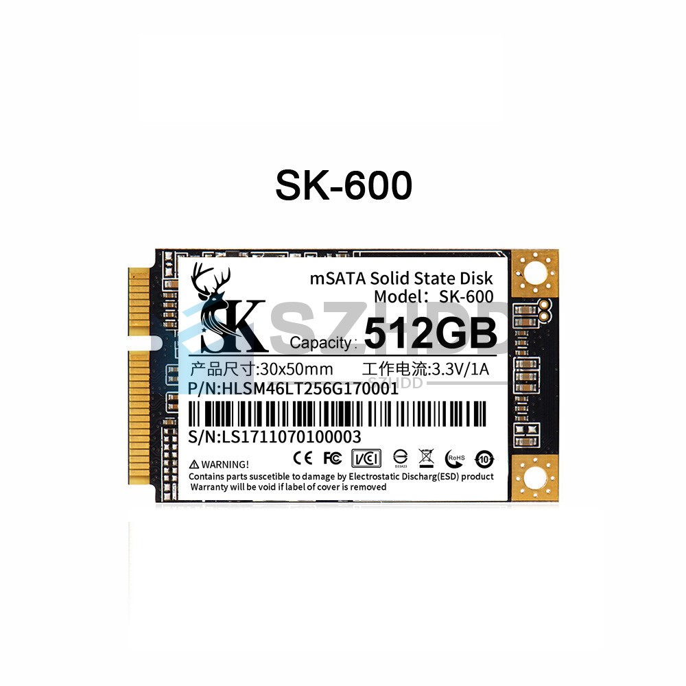 NEW 512GB SSD mSATA Internal Solid State Drive For Laptop Replace SAMSUNG PM851