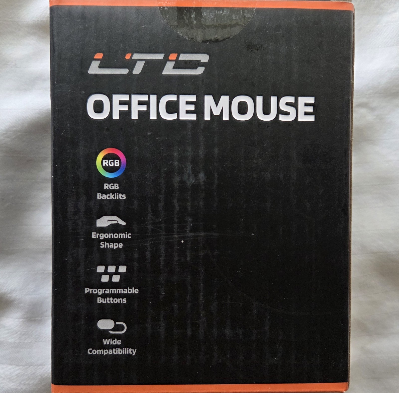 LTC OM021 Wireless RGB Mouse Pink – Bluetooth & 2.4G – Rechargeable – NEW