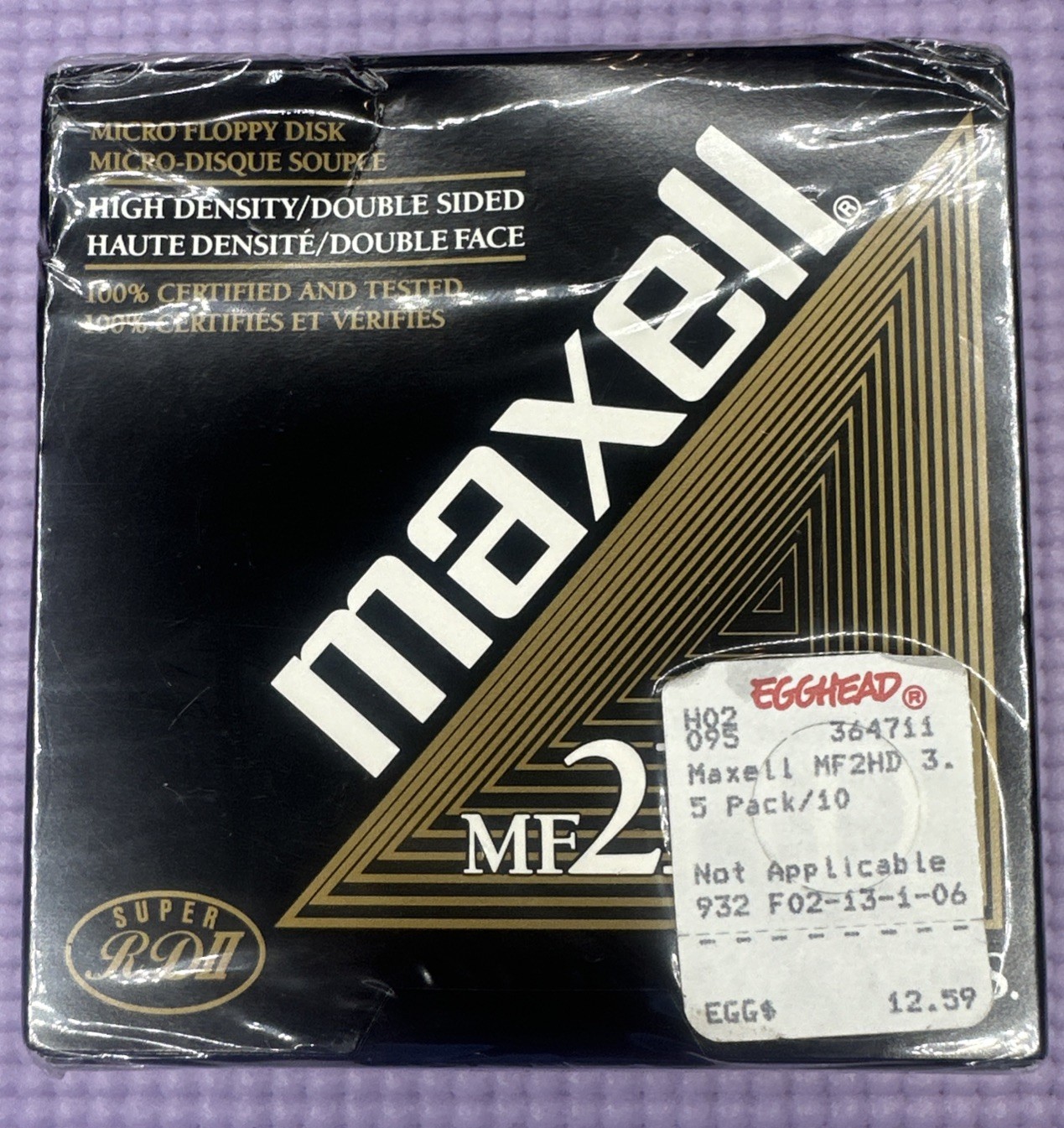 10 New Maxell MD2HD 5 1/4" IBM & Compatibles Formatted Floppy Disk-Free Shipping