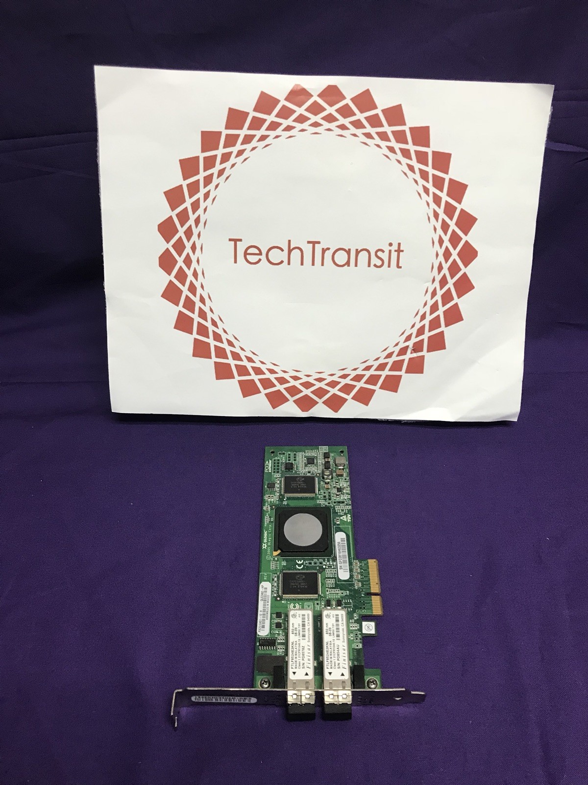 HP 407621-001 QLE2462  PCI-E 4GB Dual Port Adapter AE312A High Profile Bracket