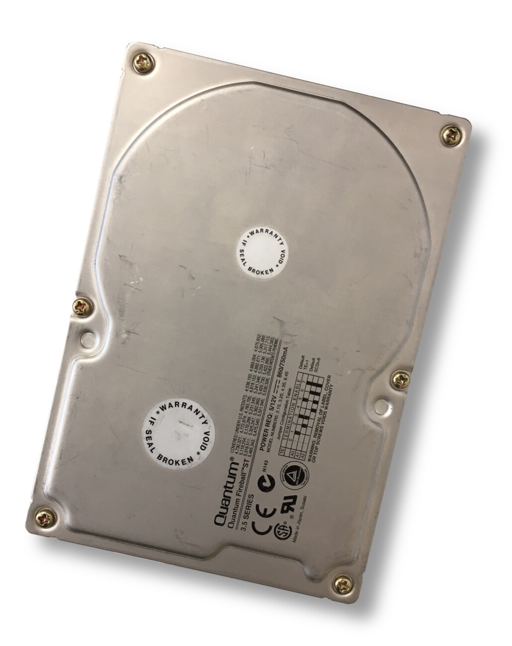Quantum Fireball 2.1S ST21S012 2 GB