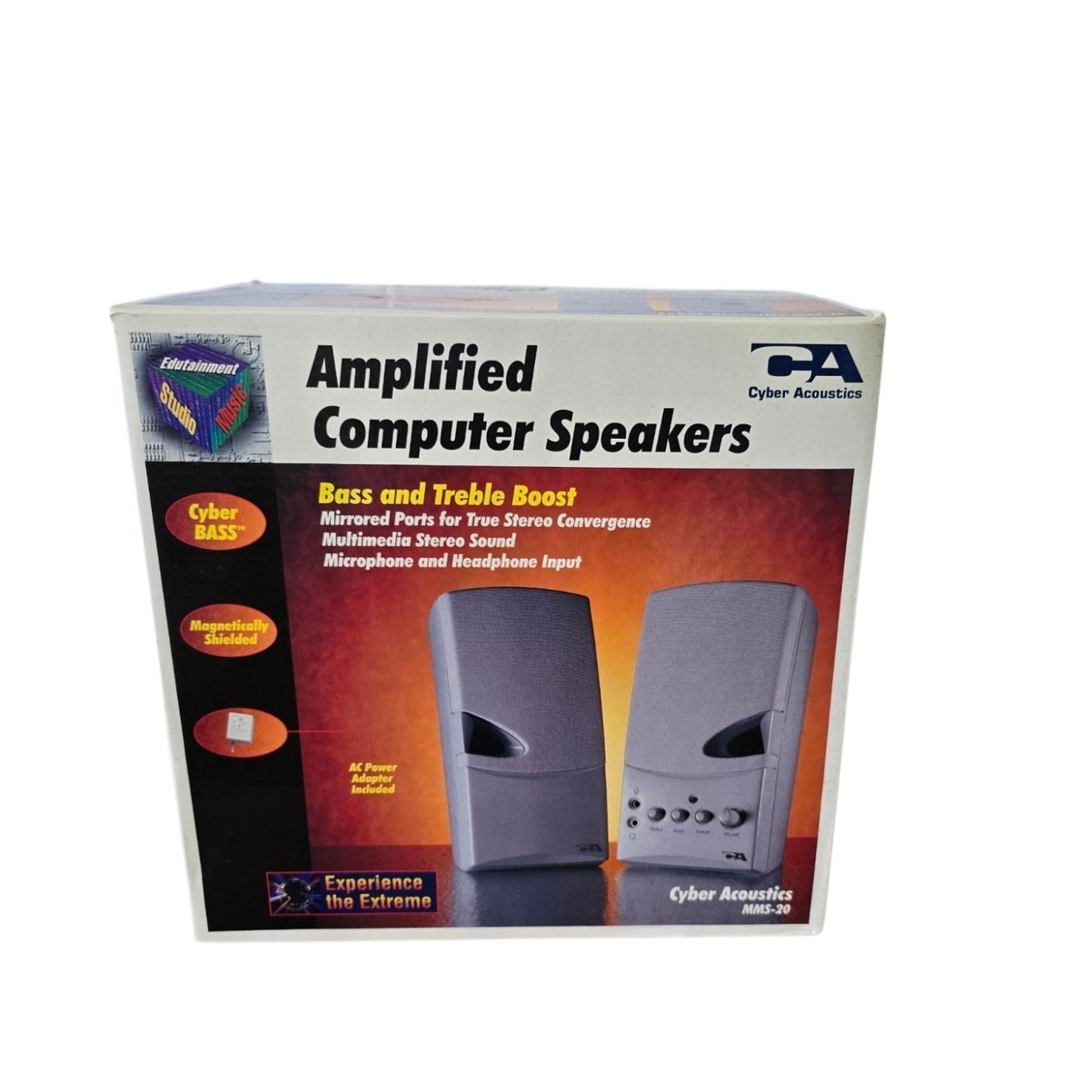 Cyber Accoustics New Open Box Amplified Computer Speakers