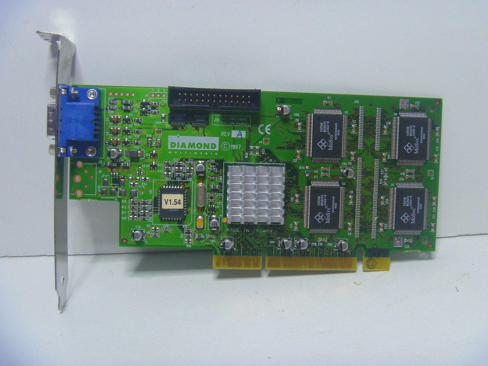 DIAMOND FIRE 1K PRO AGP  8mb  VGA CARD (Diamond  Fire 1000 Pro AGP) s3 vintage